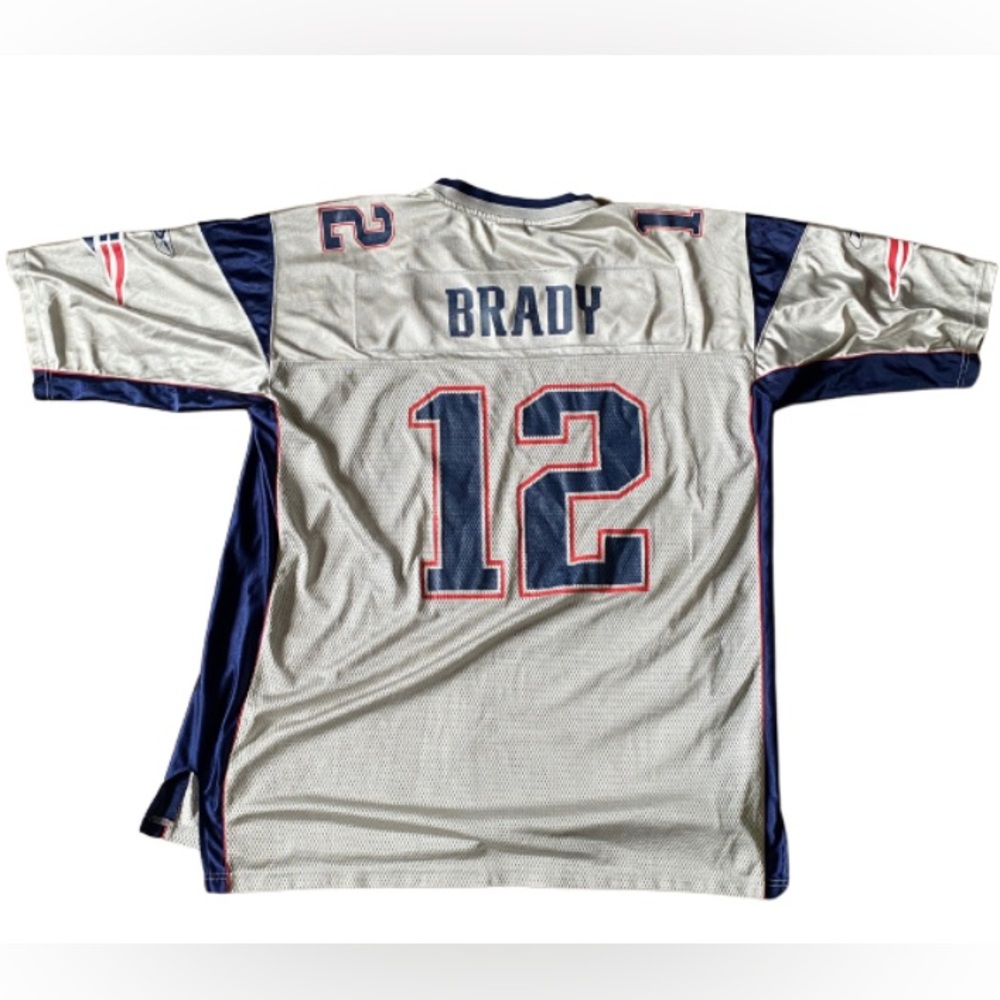 Reebok On Field Tom Brady NEW ENGLAND PATRIOTS #12 Men NFL JERSEY 2XL